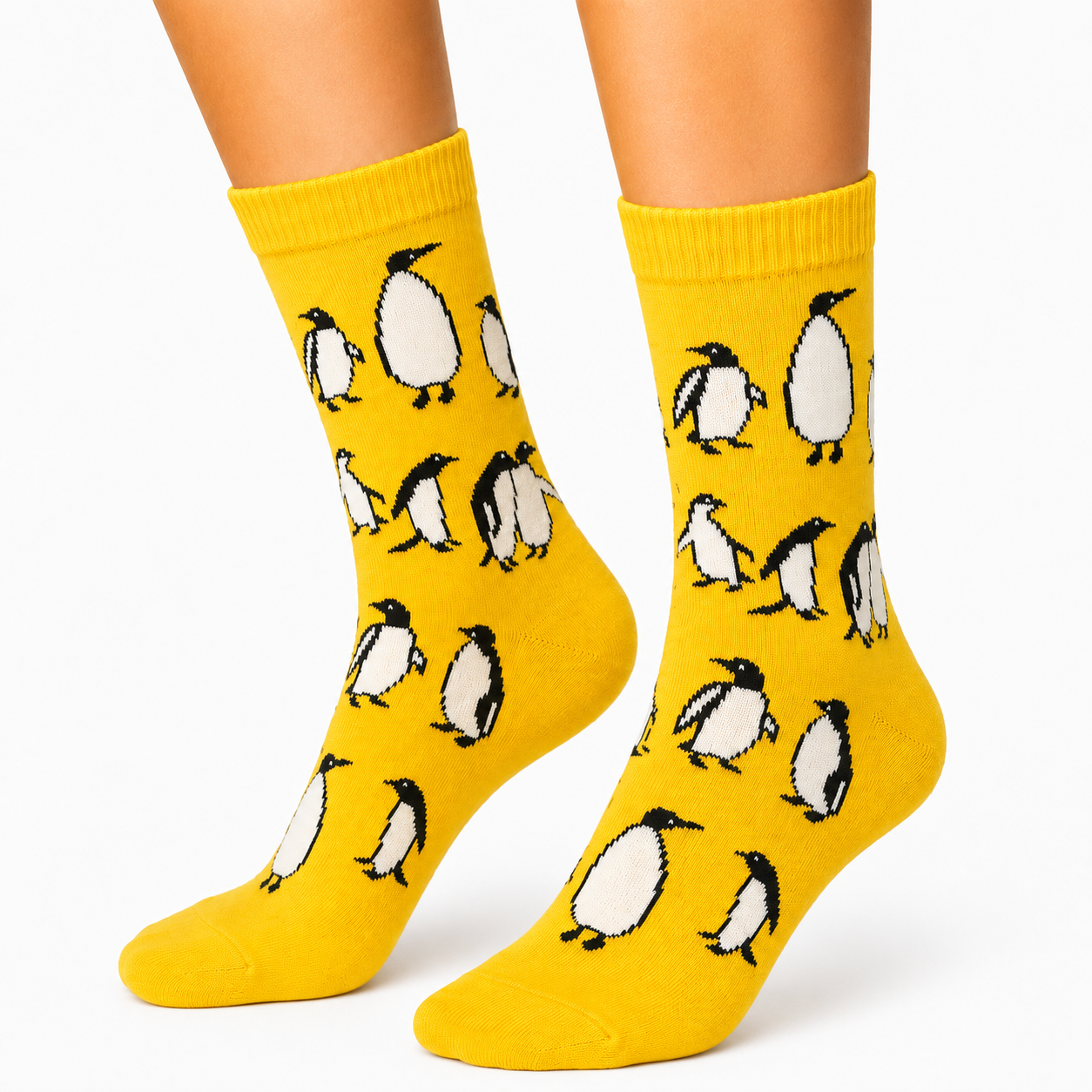 Yellow Penguin Socks (Unisex)