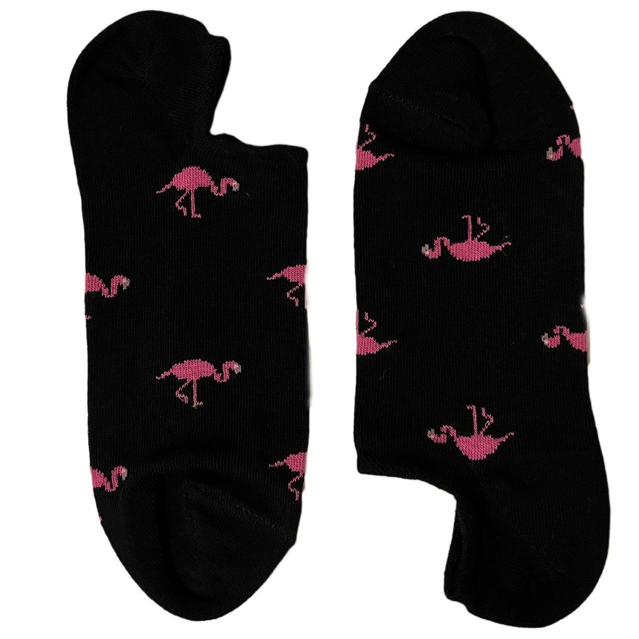 Navy Flamingo Short Socks