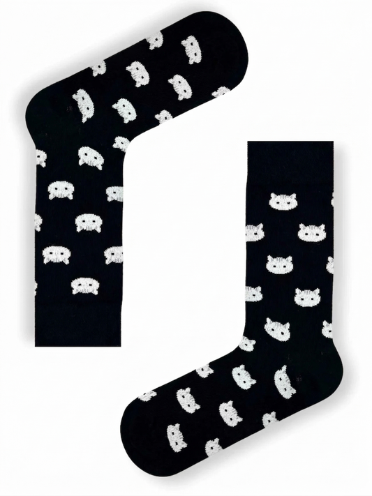 Black Cat Socks (Women's)