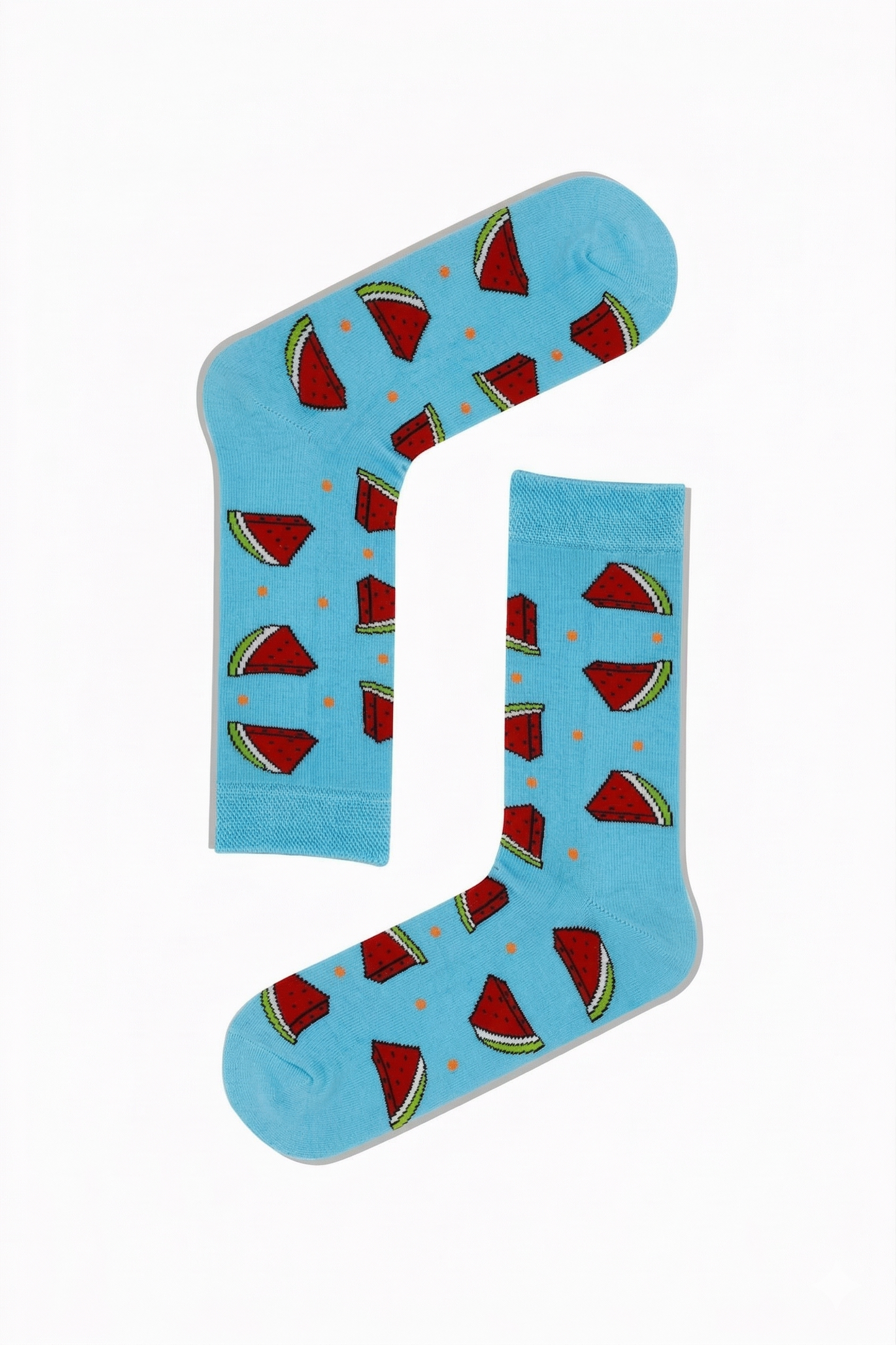 Watermelon Socks - Blue (Unisex)