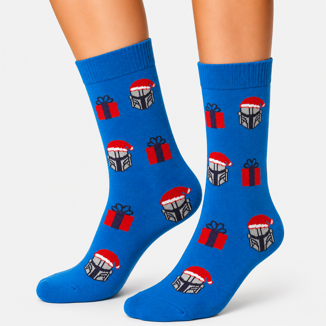Christmas Gifts Blue Socks (Men’s)