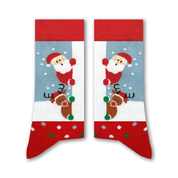 Sikasok Peek-a-Boo Santa Socks