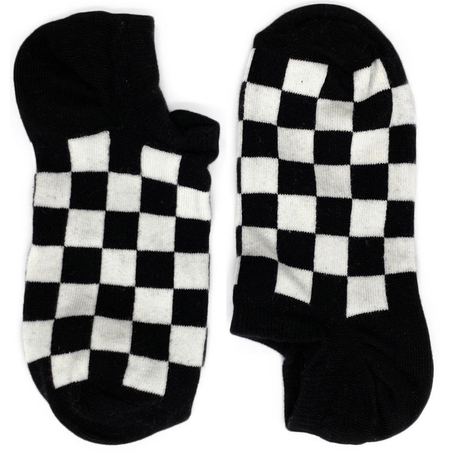 Checked Black & White Short (Women)
