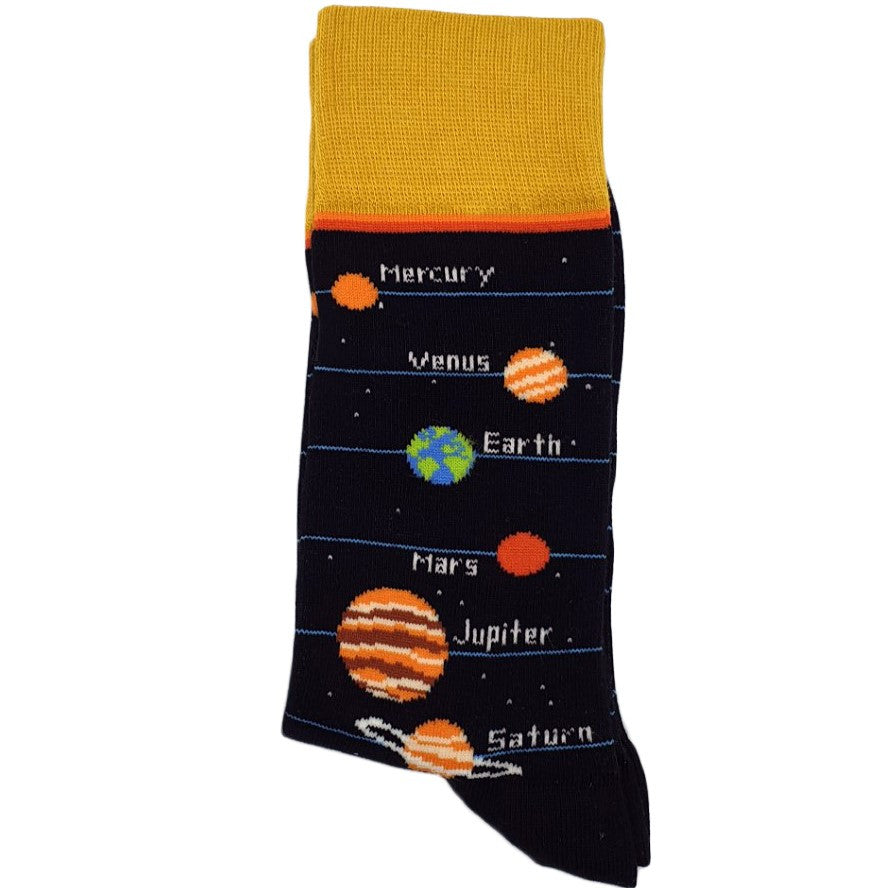 You can now wear the whole Solar System on your feet!
Planet Socks