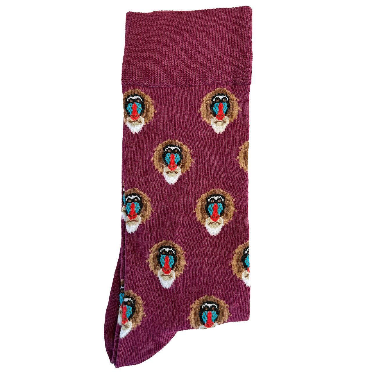 Purple Baboon Mens Socks