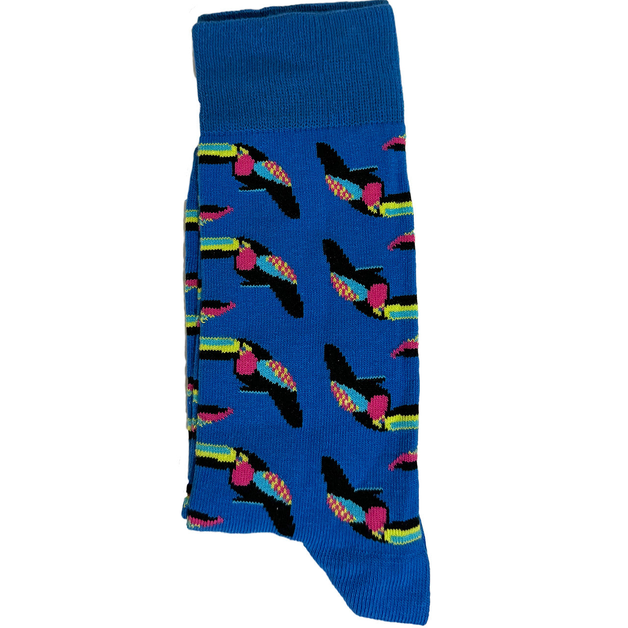 Fly into vibrant fashion with our Men's Toucan Colorful Birds Socks! These socks feature playful toucans in a burst of colorful hues, creating a tropical and lively design. Crafted for comfort and style, these socks are perfect for those who want to make a bold statement with their sock game. Stride with flair and embrace the tropical vibes with our Toucan Colorful Birds Socks. Elevate your sock collection—order your pair today for a touch of exotic charm!