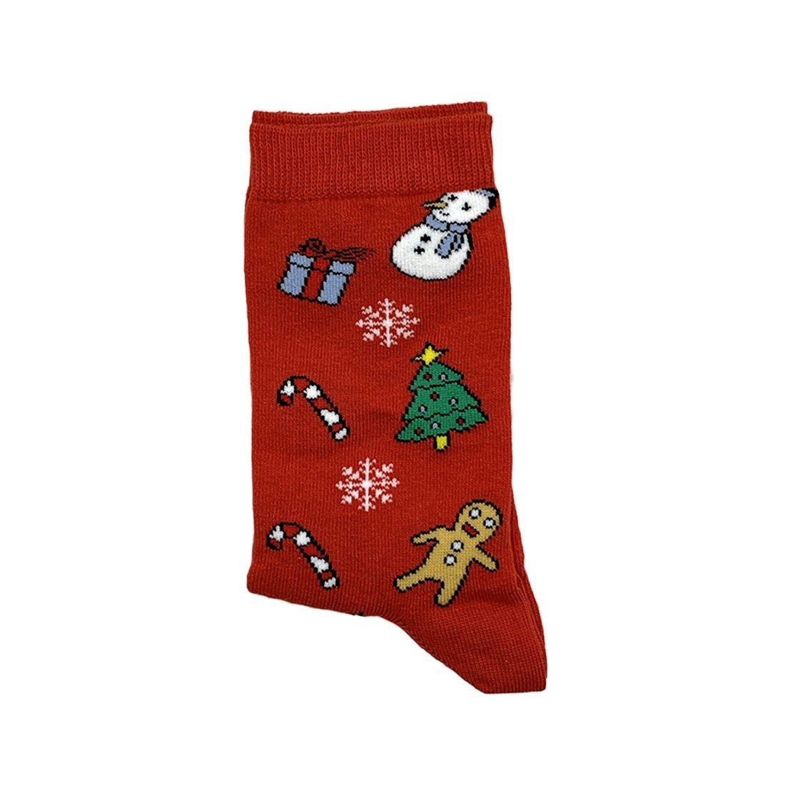 Holiday Spirit (Red) Christmas Socks Women