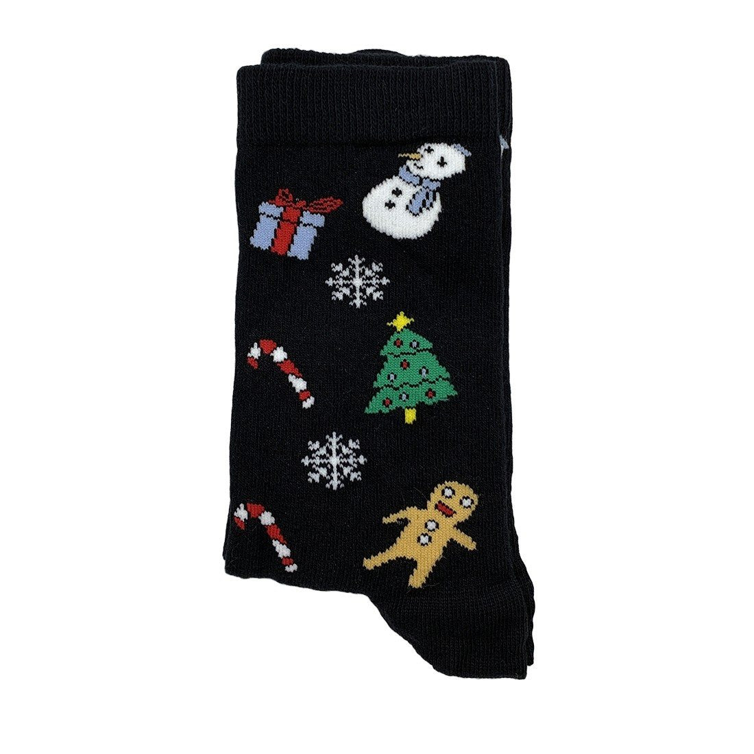 Holiday Spirit (Black) Christmas Socks women’s