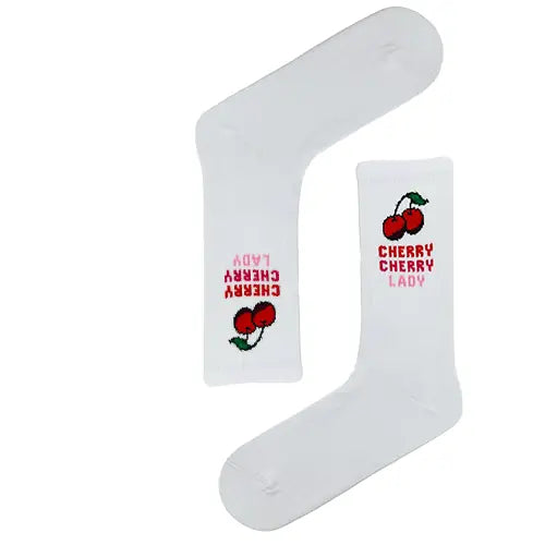 Cherry Cherry Lady Sports Socks (Women's)