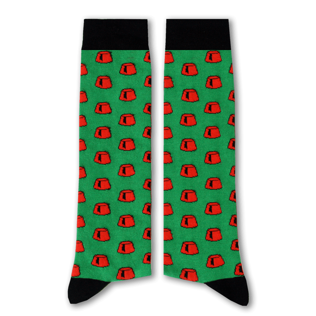 Sikasok Tarbouch Socks Green Knee High (Women's)