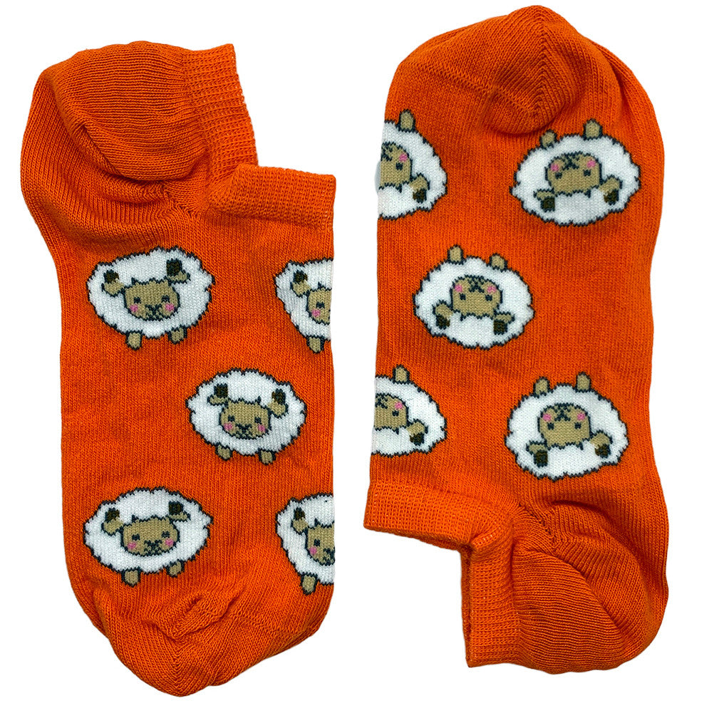 Cute Sheep Orange Short (Women)