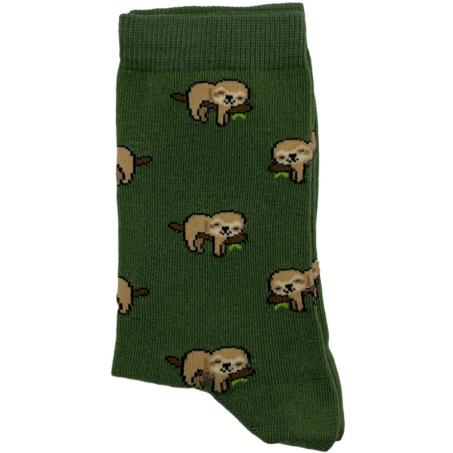 Living slow and relaxed, eating there way through life, these sloth socks are perfect to show your lazy side! Sloth Socks