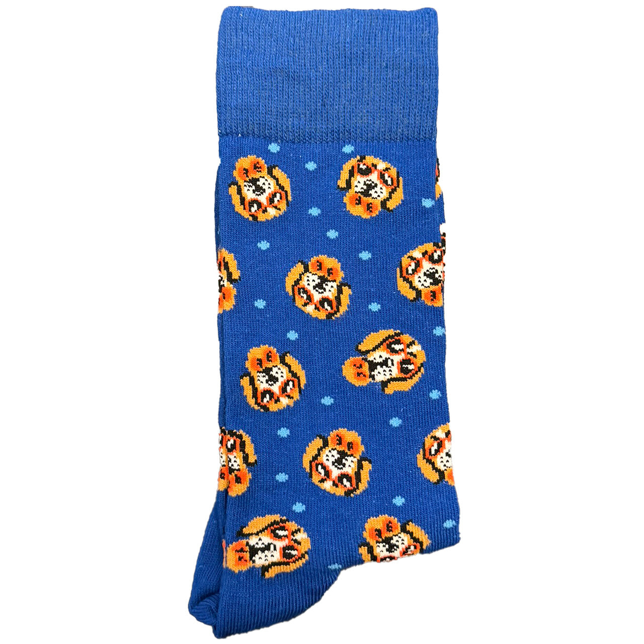 Stride into coolness with our Men's Cool Dogs With Shades Blue Socks! These socks feature a hip and playful pattern of dogs wearing sunglasses against a stylish blue backdrop, creating a vibe that's both fun and fashionable.
Crafted for comfort and flair, these socks are the perfect choice for dog lovers and those who appreciate a touch of whimsy in their wardrobe. Whether you're headed to a casual outing or just want to showcase your love for cool canines, our Cool Dogs With Shades Blue Socks are the ulti