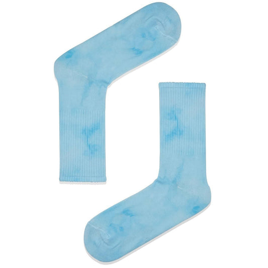Blue Tie-Dye Socks – Unisex Funky Casual Socks
