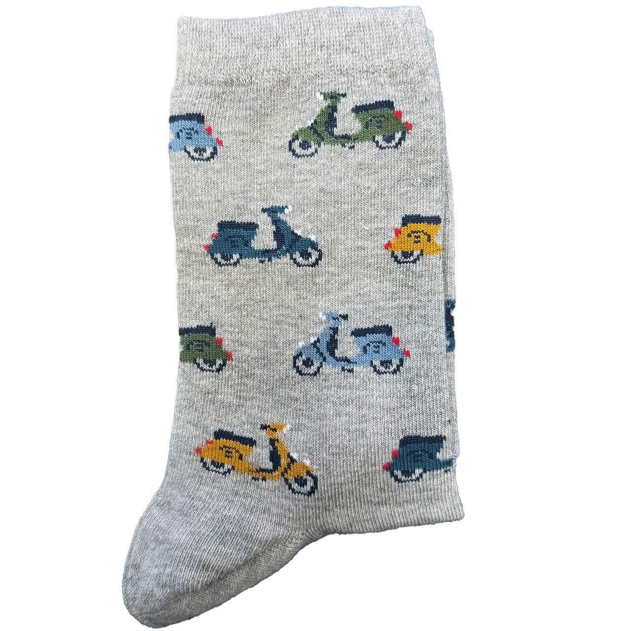 Cruise into classic cool with our Men's Vespa Scooter Socks! These socks feature a stylish Vespa scooter design, capturing the essence of urban sophistication. Against a timeless backdrop, these socks are crafted for comfort and flair. Perfect for those who appreciate a touch of vintage charm in their wardrobe. Stride with style and make a statement with our Vespa Scooter Socks. Add a dash of retro flair to your sock collection—order your pair today!