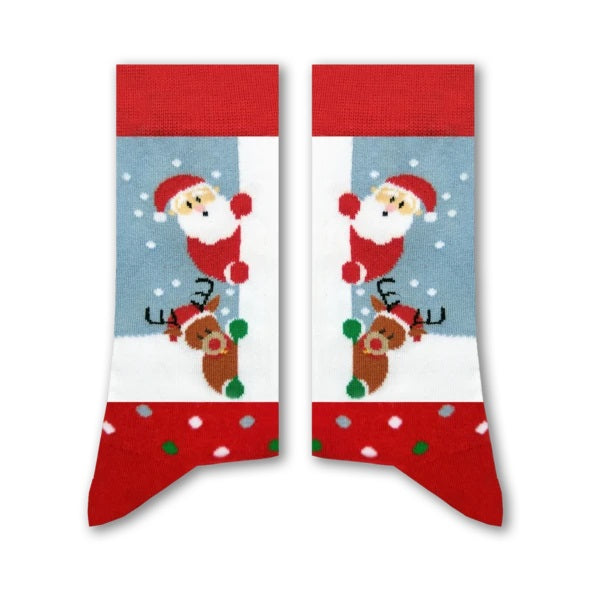Sikasok Peek-a-Boo Santa Socks