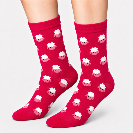 Sheep Face Socks (Unisex)