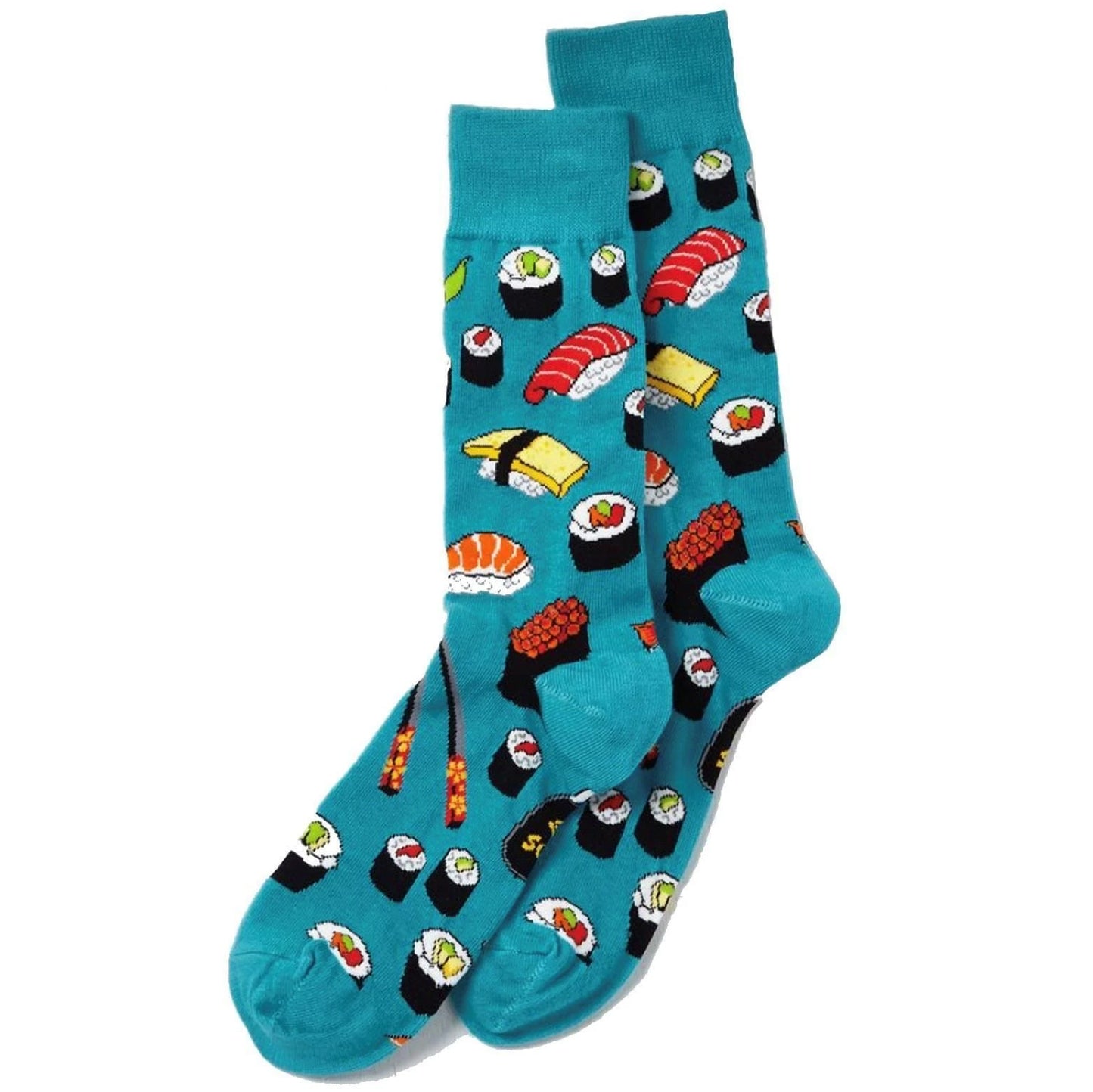 Sushi Pattern Green Socks (Unisex)