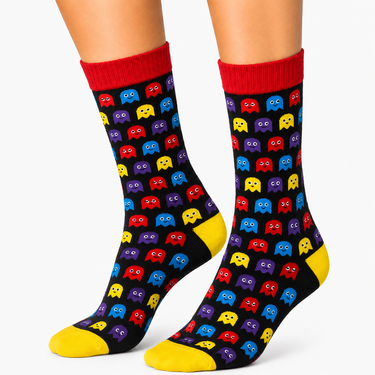 Pac-Man Colorful Socks (Unisex)