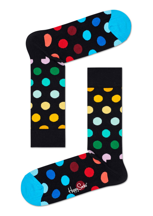 Happy Socks - Big Dot Blue Toes Socks (Men)