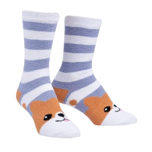 Hey Corgeous Warm Slipper Thick Socks (Women)
