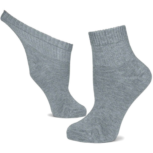 Caring for your feet starts with the right pair of socks, especially when managing diabetes. Our collection of diabetic socks is thoughtfully crafted to prioritize both your health and comfort. Made from luxuriously soft bamboo fabric, these socks are as gentle as a second skin, ideal for those with sensitive feet. The smooth, hand-linked toe seams eliminate any harsh rubbing, while the gentle grip cuffs ensure they stay comfortably in place without constricting. Cushioned soles add an extra layer of suppor