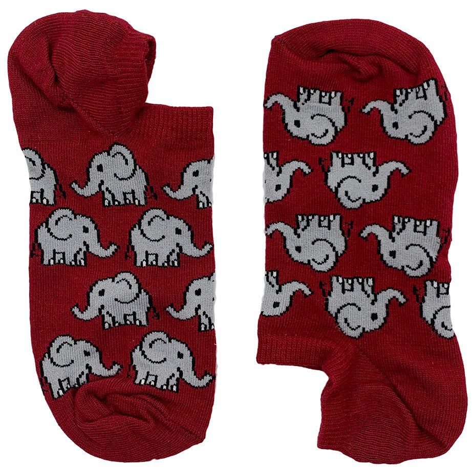 Elephants Burgundy Short (Women)