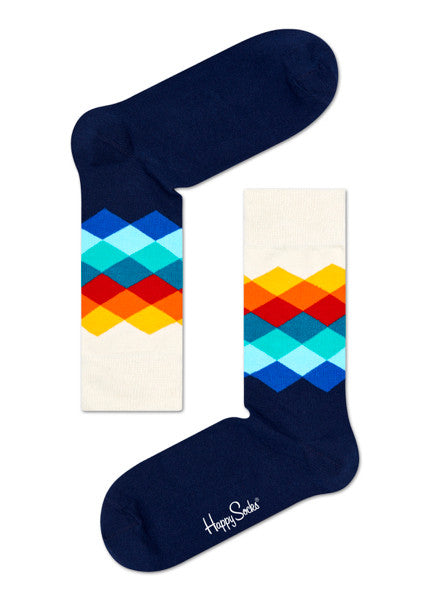 Happy Socks - Faded Diamond Socks (Men)