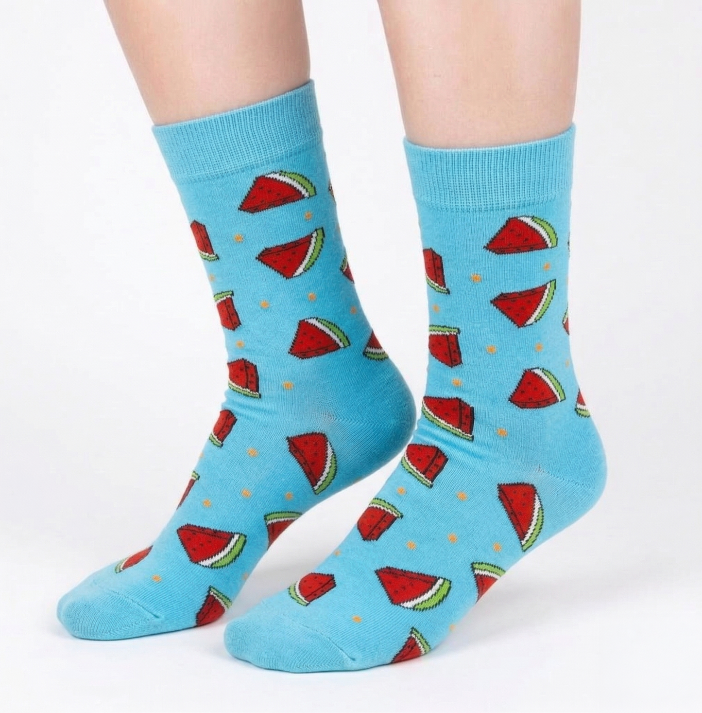 Watermelon Socks - Blue (Unisex)