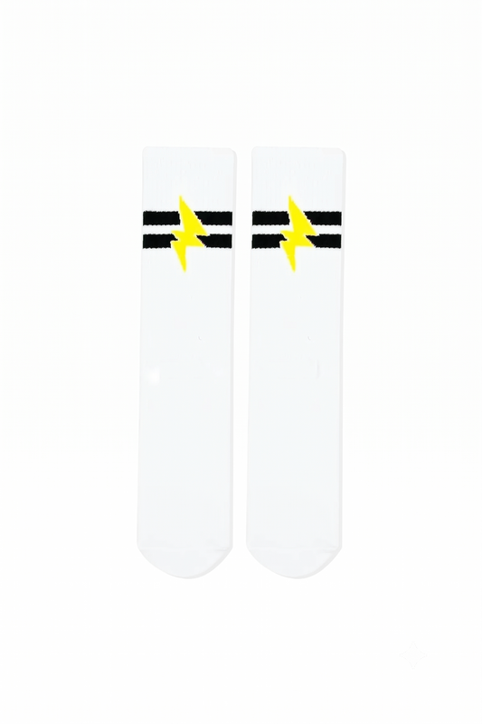Lightning Striped Sports Socks (Unisex)