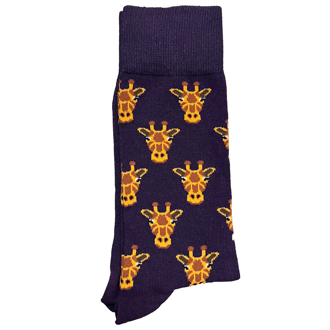 Purple Giraffe Socks