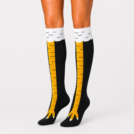 Chicken Legs Knee-High Socks (Unisex)