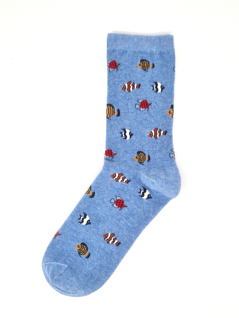 Dive into a sea of style with our Men's Fish Socks! These socks feature a charming pattern of fish, adding a playful and aquatic touch to your wardrobe. Crafted for comfort and flair, these socks are perfect for those who appreciate a nautical-inspired charm in their outfit.

Whether you're headed to a casual outing or just want to showcase your love for marine life, our Fish Socks for Men are the ideal accessory. Stride with confidence and let your feet make a splash of style.

Step into the world of aquat