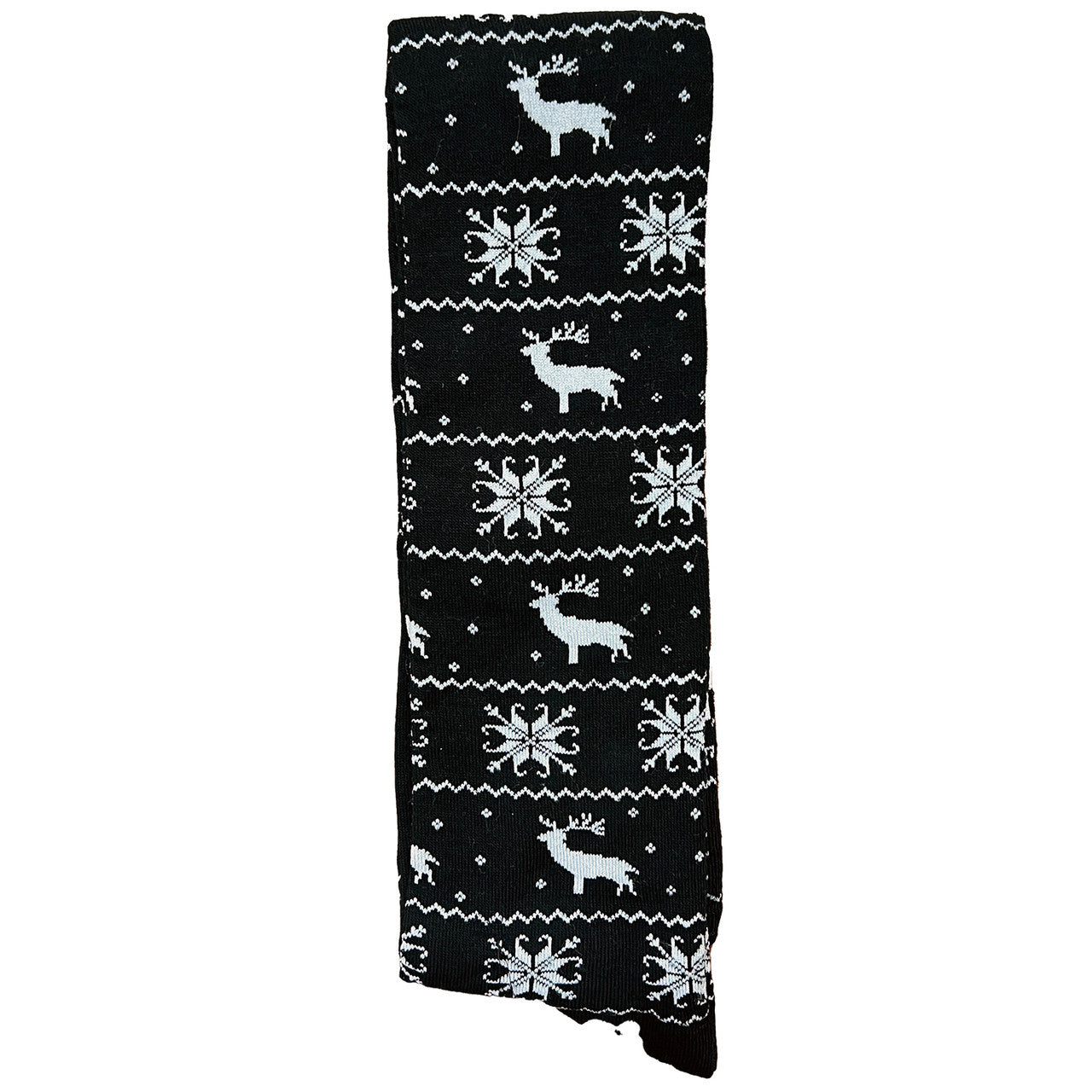 Knee high Christmas socks black