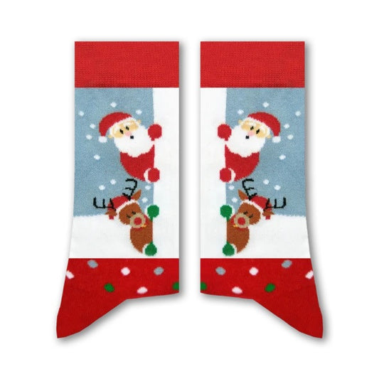 Sikasok Peek-a-Boo Santa Socks