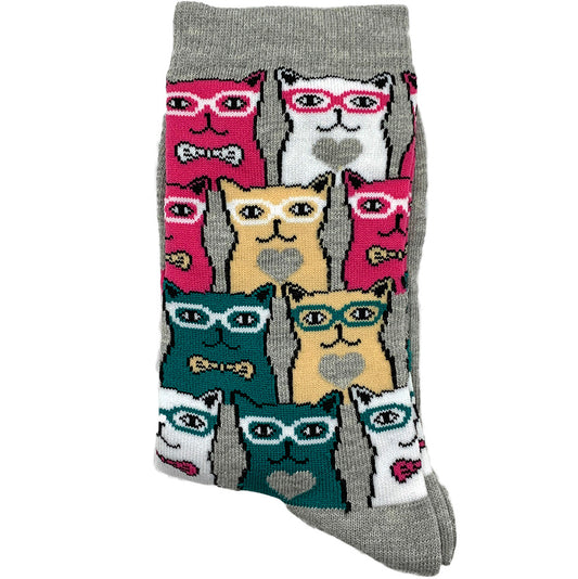 Nerdy Cats  Grey (Women)