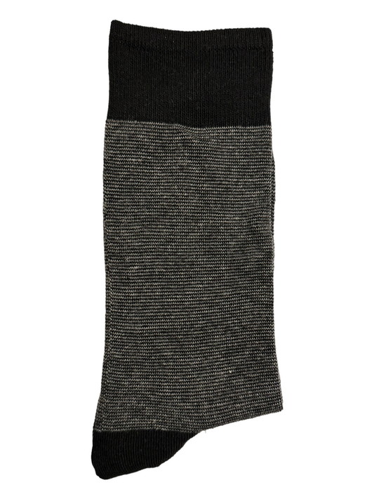 Striped Suit Socks Light Grey (Mens)