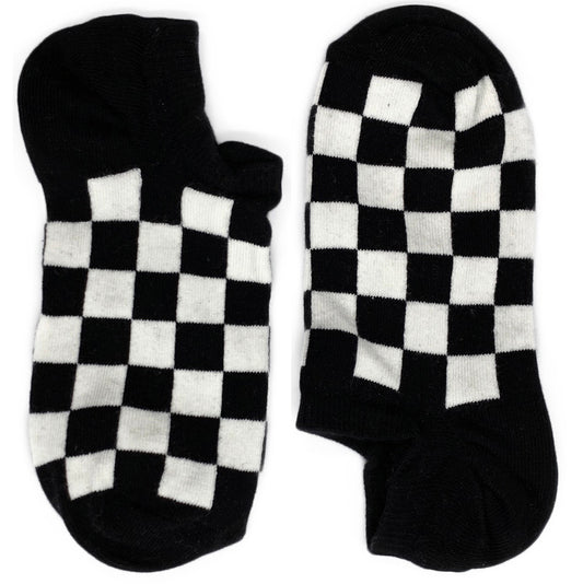 Checked Black & White Short (Women)