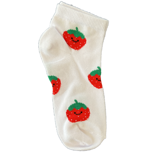 Strawberries Socks (Kids) - Fruit Socks Collection