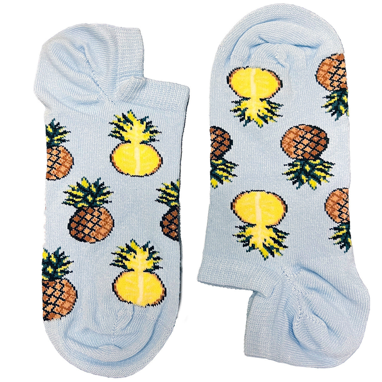 Feeling summery? Nothing like these tropical pineapple socks to show your mood!