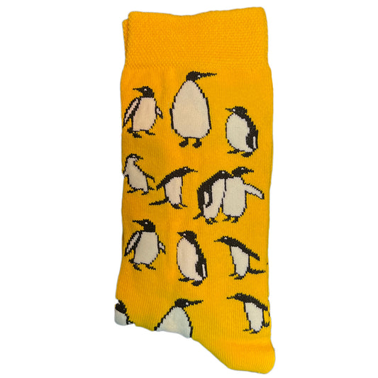 Yellow Penguin Socks (Women's)