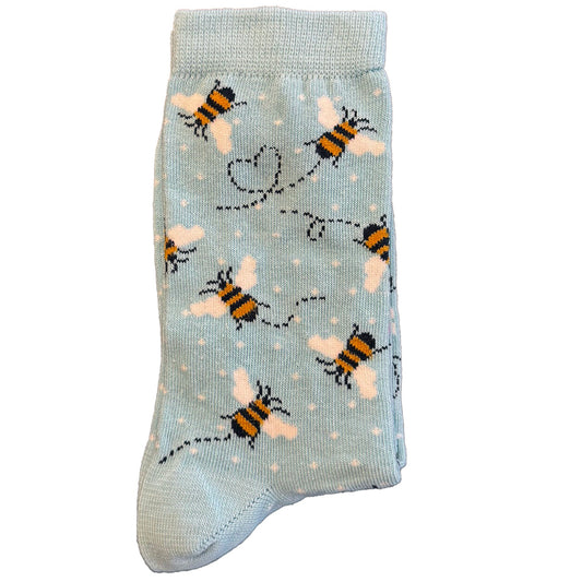 Introducing Flying Bees Socks – Elevate Your Style with a Buzz of Whimsy!

Experience a touch of whimsical charm with our Flying Bees Socks, designed to add a delightful flair to your wardrobe. Against a serene blue backdrop, playful bees take flight, creating a captivating design that's both stylish and fun. Crafted from high-quality materials, these socks ensure durability and comfort with every step. Whether you're lounging at home or heading out for the day, these socks are the perfect accessory to show