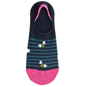 Introducing No-Show Socks for Women – Pink Toe, Black Background with Green Stripes and Bee Print!

Step into style and comfort with our women's no-show socks, featuring a charming bee print on a black background with vibrant green stripes and a playful pink toe. Crafted from high-quality materials for a snug fit and all-day comfort, these socks stay hidden in your shoes while adding a fun touch to your outfit. Perfect for any casual look, these no-show socks offer the ideal blend of invisibility and flair.