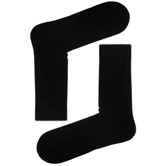 Plain black sports socks – breathable, performance-ready, and perfect for everyday wear.