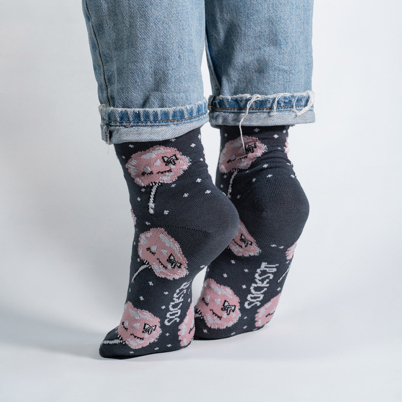 Indulge in sweetness with our Cute Cotton Candy Socks! These socks feature an adorable and whimsical cotton candy design that adds a touch of playfulness to your wardrobe. Crafted from comfortable and breathable cotton, these socks are perfect for those who want to carry a bit of sugary charm with them throughout the day.

Step into a world of sweetness and style with our Cute Cotton Candy Socks. Whether you're lounging at home or adding a fun element to your outfit, these socks are sure to bring smiles. Tr