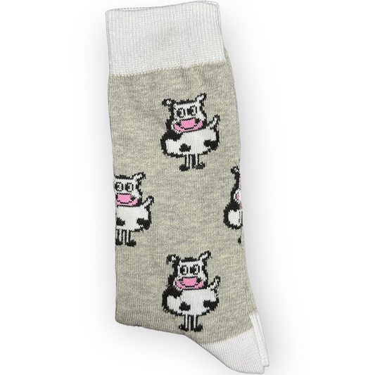 Our Happy Cows Socks are guranteed to change your Moo-d !