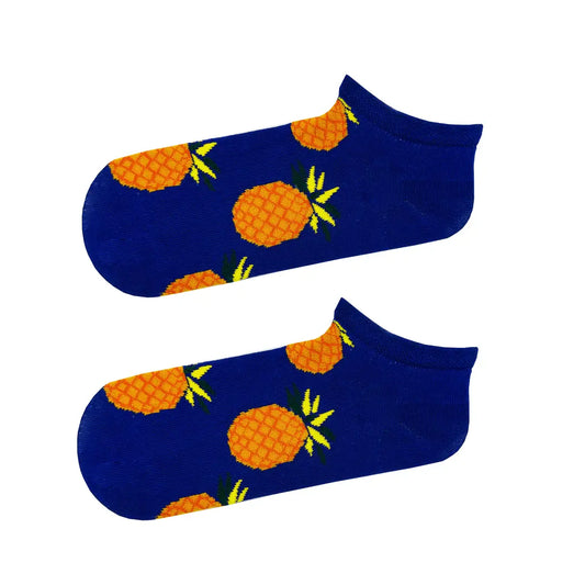 Short Purple Pineapple Socks (Women’s)