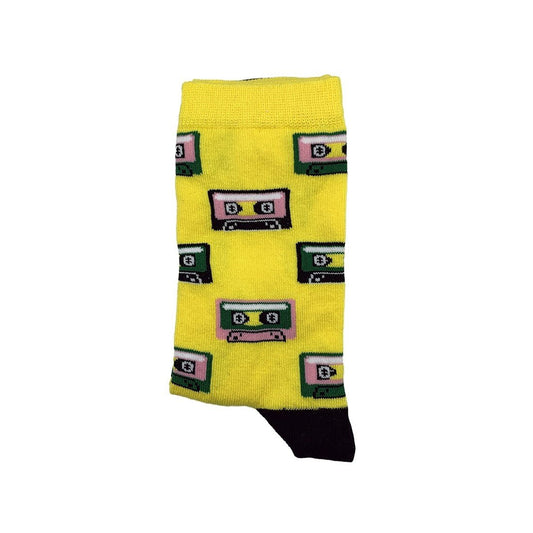 Retro Cassette Tape Yellow (Women)