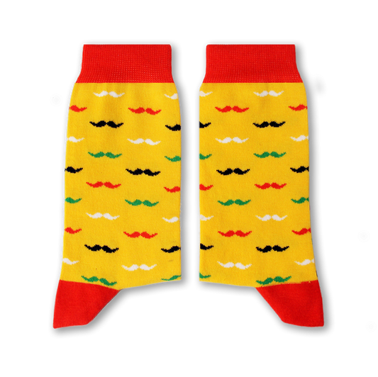 Sikasok Moustache Socks (Women's)