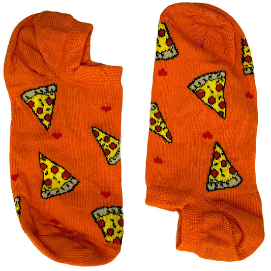 Pizza Small Print Orange Short (Women)
